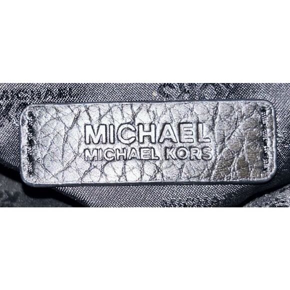 Michael Kors Hamilton East West Black Pebbled Leather Tote Bag 38T1XHMT9L - Picture 9 of 10